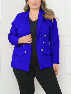 Blazer Feminino Plus Size Alfaiataria Paula