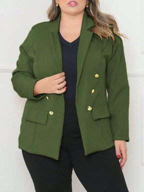 Blazer Feminino Plus Size Alfaiataria Paula