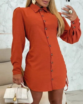 Vestido com Botões Dominique